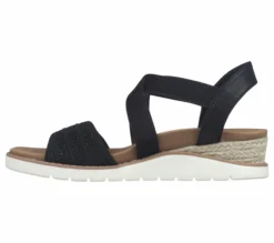 Skechers BOBS Arch Fit Beach Kiss - Boho Beyond -UK Clothing Sales Shop 114013 BLK D scaled
