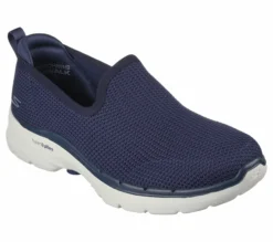 Skechers GOwalk 6 - Clear Virtue -UK Clothing Sales Shop 124505 NVY F scaled