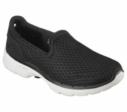 Skechers GOwalk 6 - Big Splash -UK Clothing Sales Shop 124508 BKW F scaled