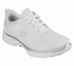 Skechers GO WALK 6 - Bold Vision -UK Clothing Sales Shop 124512 WHT E scaled