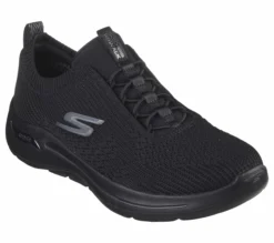 Skechers GO WALK Arch Fit - Crystal Waves -UK Clothing Sales Shop 124882 BBK E scaled