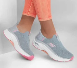 Skechers Slip-ins Max Cushioning AF - Fluidity -UK Clothing Sales Shop 128924 GYPK B scaled