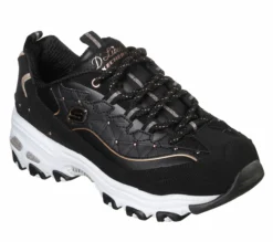 Skechers D'Lites - Glamour Feels -UK Clothing Sales Shop 13087 BKRG F scaled
