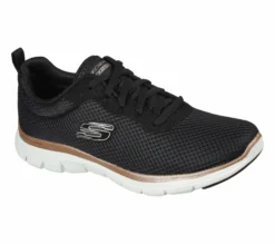 Skechers Flex Appeal 4.0 - Brilliant View -UK Clothing Sales Shop 149303 BKRG F scaled