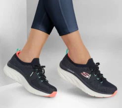 Skechers Relaxed Fit: D'Lux Walker - Refreshing Mood -UK Clothing Sales Shop 149311 NVY B scaled