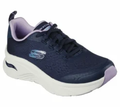 Skechers Relaxed Fit: Arch Fit D'Lux - Cozy Path -UK Clothing Sales Shop 149687 NVLV E scaled