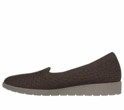 Skechers Cleo Flex Wedge - Doin' Alright -UK Clothing Sales Shop 158737 CHOC D scaled