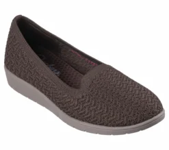 Skechers Cleo Flex Wedge - Doin' Alright -UK Clothing Sales Shop 158737 CHOC E scaled