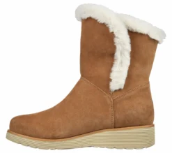 Skechers Keepsakes Wedge - Major Moments -UK Clothing Sales Shop 167616 TAN E scaled