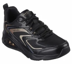 Skechers Tres-Air - Shimm-Airy -UK Clothing Sales Shop 177422 BKRG E scaled