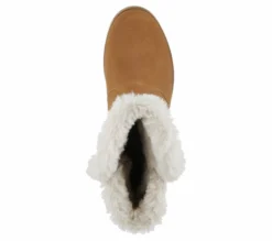 Skechers Keepsakes Wedge - Cozy Peak -UK Clothing Sales Shop 49811 TAN C scaled