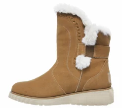 Skechers Keepsakes Wedge - Cozy Peak -UK Clothing Sales Shop 49811 TAN E scaled